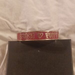 Coach Poppy Purple Heart Bangle